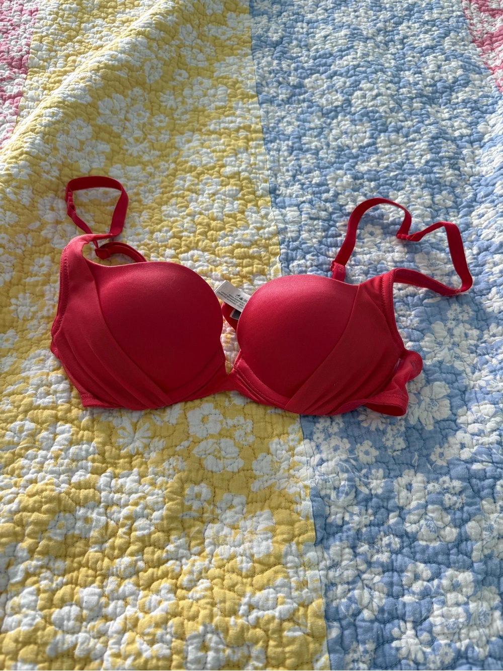 Victoria's Secret Red Padded Push-Up Bra